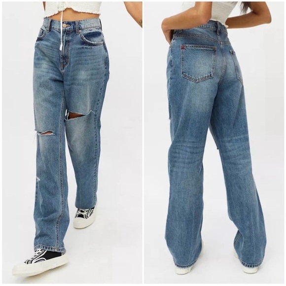 Urban Outfitters BDG Loose Straight Distressed Jeans. Size 31. - Picture 1 of 12